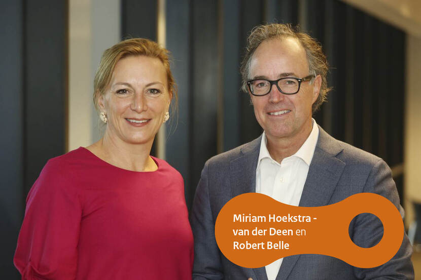 Miriam Hoekstra - van der Deen en Robbert Belle Schiphol